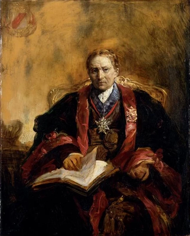 Bozzetto del ritratto del marchese di Pastoret